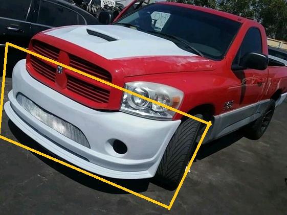 SRT10 Fiberglass Front Bumper Cover 06-08 Dodge Ram